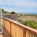 Ocean Colour Blue Holiday Cottage in Cornwall View from Twin Balcony