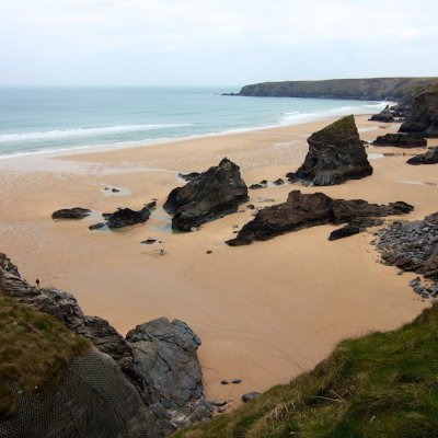 Bedruthan Steps Beach