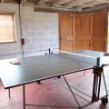 Table Tennis in the garage