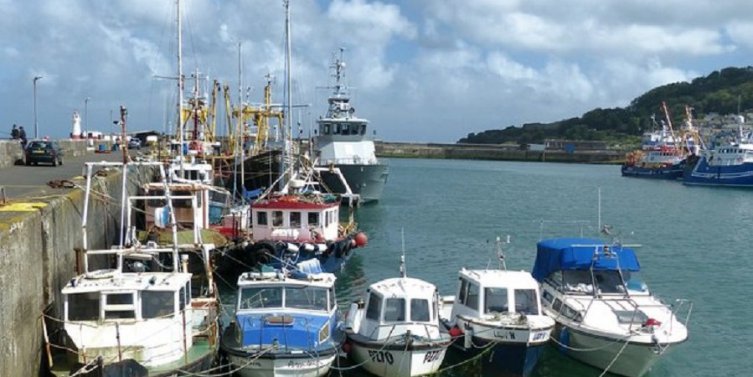 Boats in the calm waters of the harbour