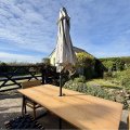 Back garden at Dene House holiday cottage in Lizard