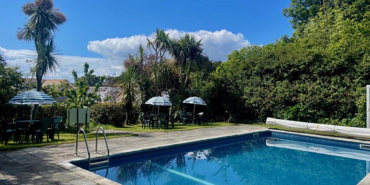 Swimming Pool at Trenance Farm Cottages