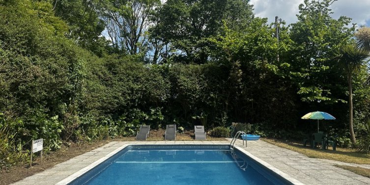 Swimming Pool at Trenance Farm Cottages