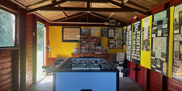 Games Room at Trenance Farm Cottages