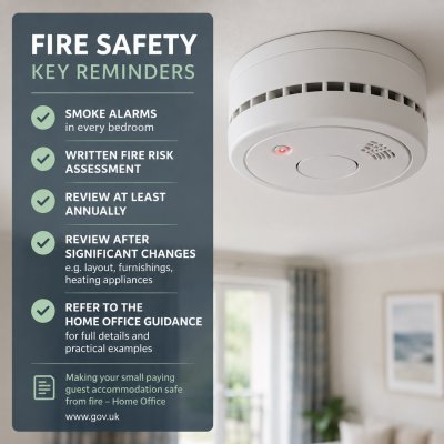 Fire Safety Requirements for Holiday Lets – A Reminder for Property Owners